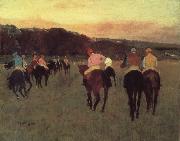 Edgar Degas Race horses in Longchamp oil painting artist